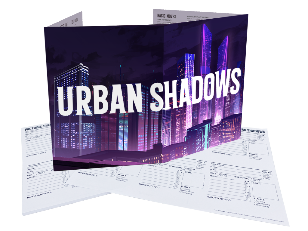 MC Screen & Campaign Notepads (Urban Shadows)