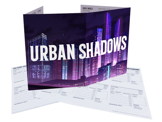 MC Screen & Campaign Notepads (Urban Shadows)