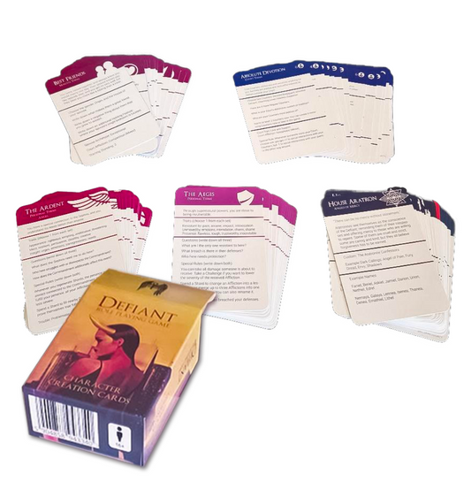 Character Creation Cards (Defiant Role Playing Game)
